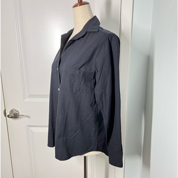 Anthropology Grayson The Hero Navy cotton shirt size 1 - Picture 8 of 12